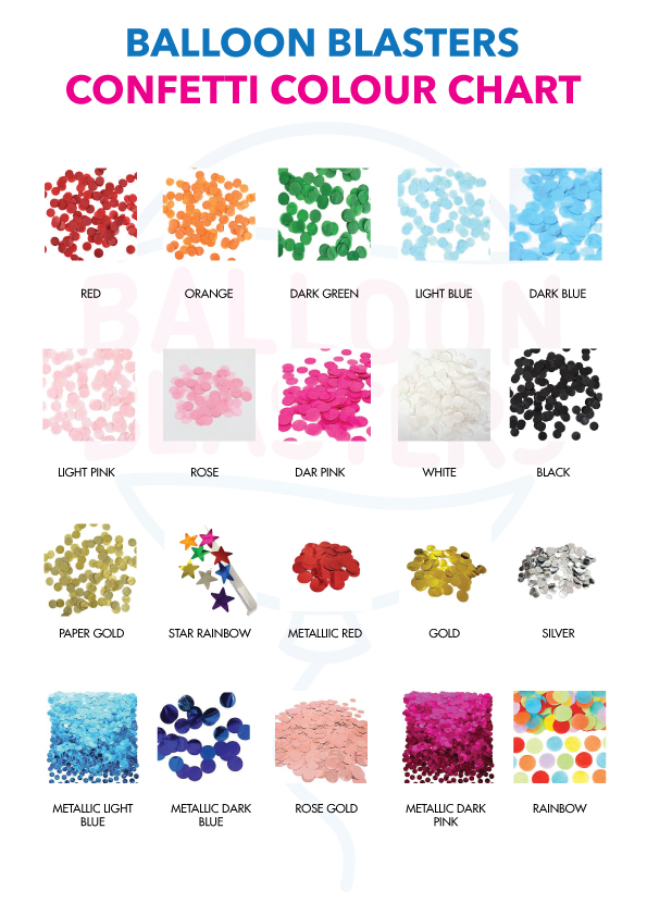 Color Chart (Confetti)