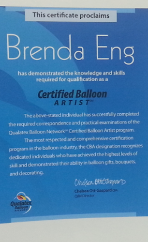 Certified Balloon Artist - Balloon Blasters copy
