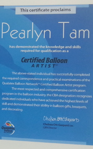 Certified Balloon Artist - Balloon Blasters