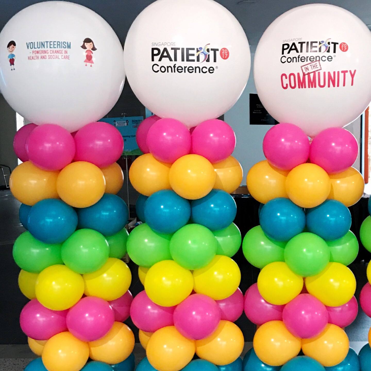 Balloon Column Singapore Decoration