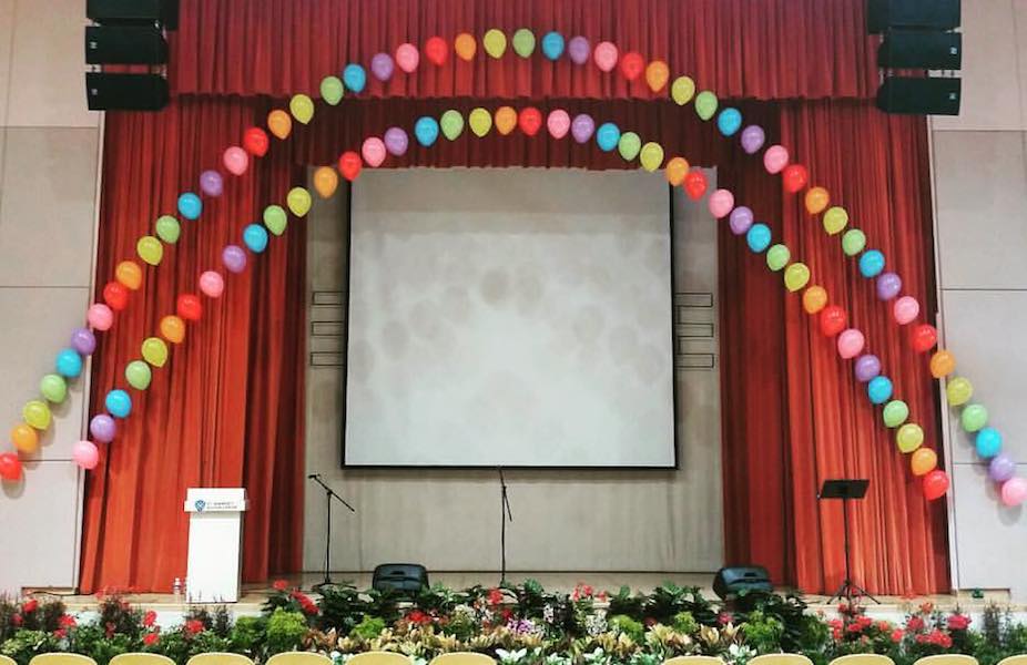 School Stage Decoration Balloon String of Pearl School Stage Decoration Balloon String of Pearl