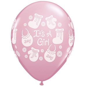 11inch Baby Girl Latex Balloon