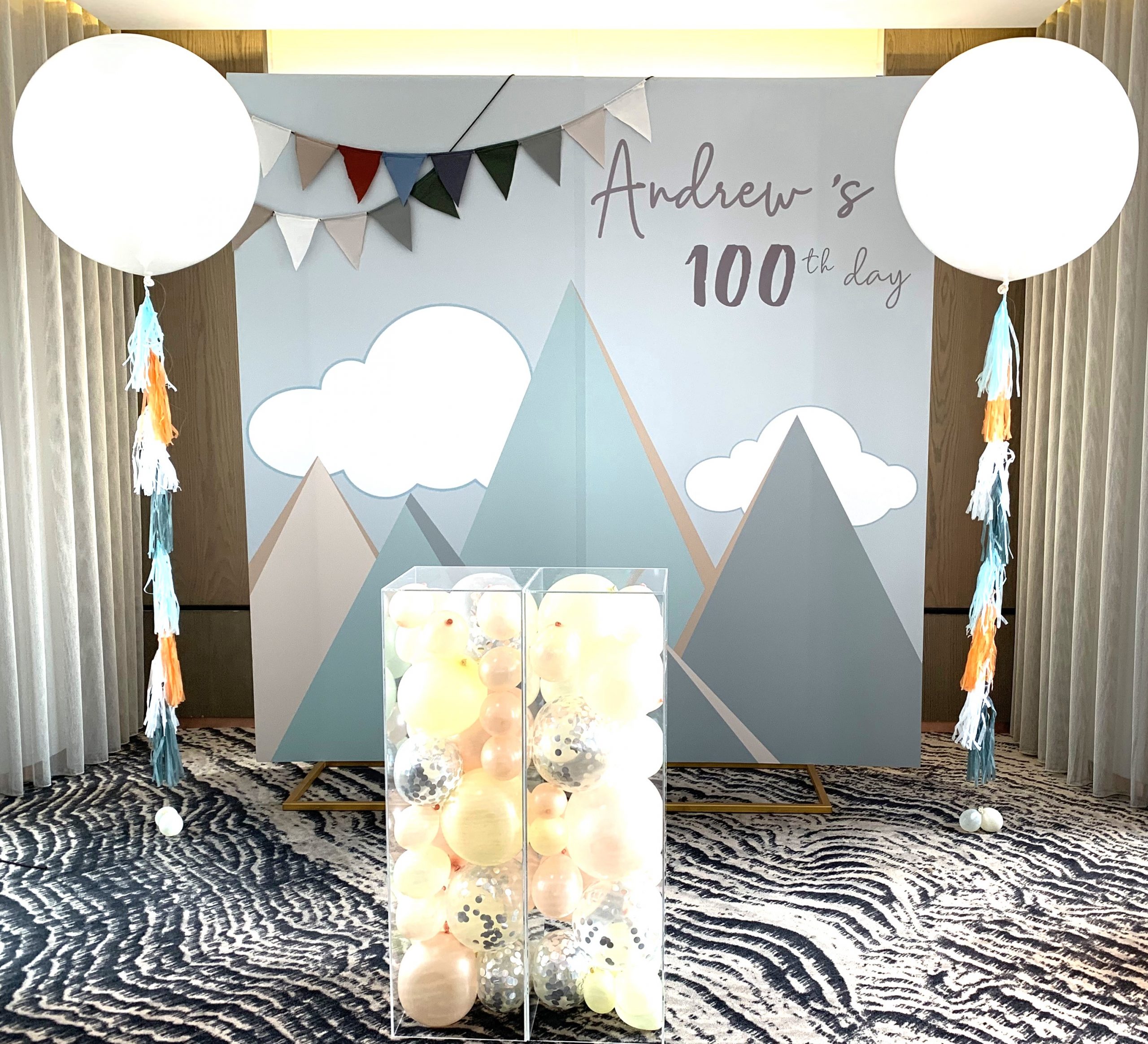 100th Day Balloon Decoration