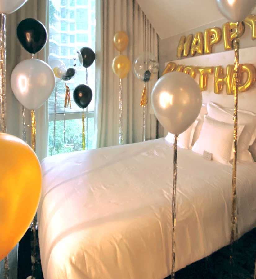 Hotel Room Birthday Balloon