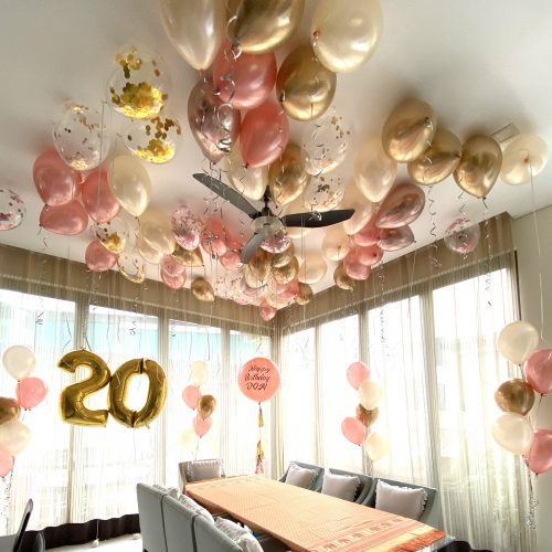 Birthday Balloon Room Decoration