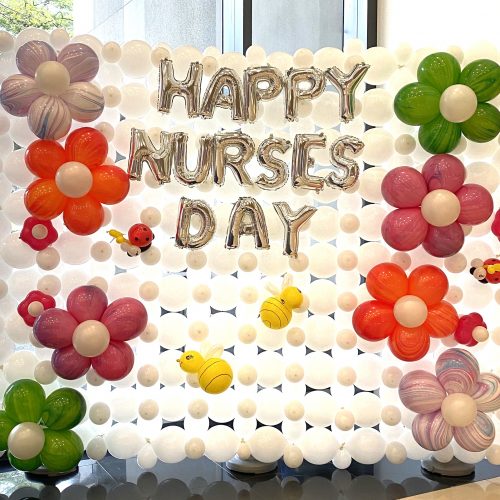 Nurse's Day Balloon Wall