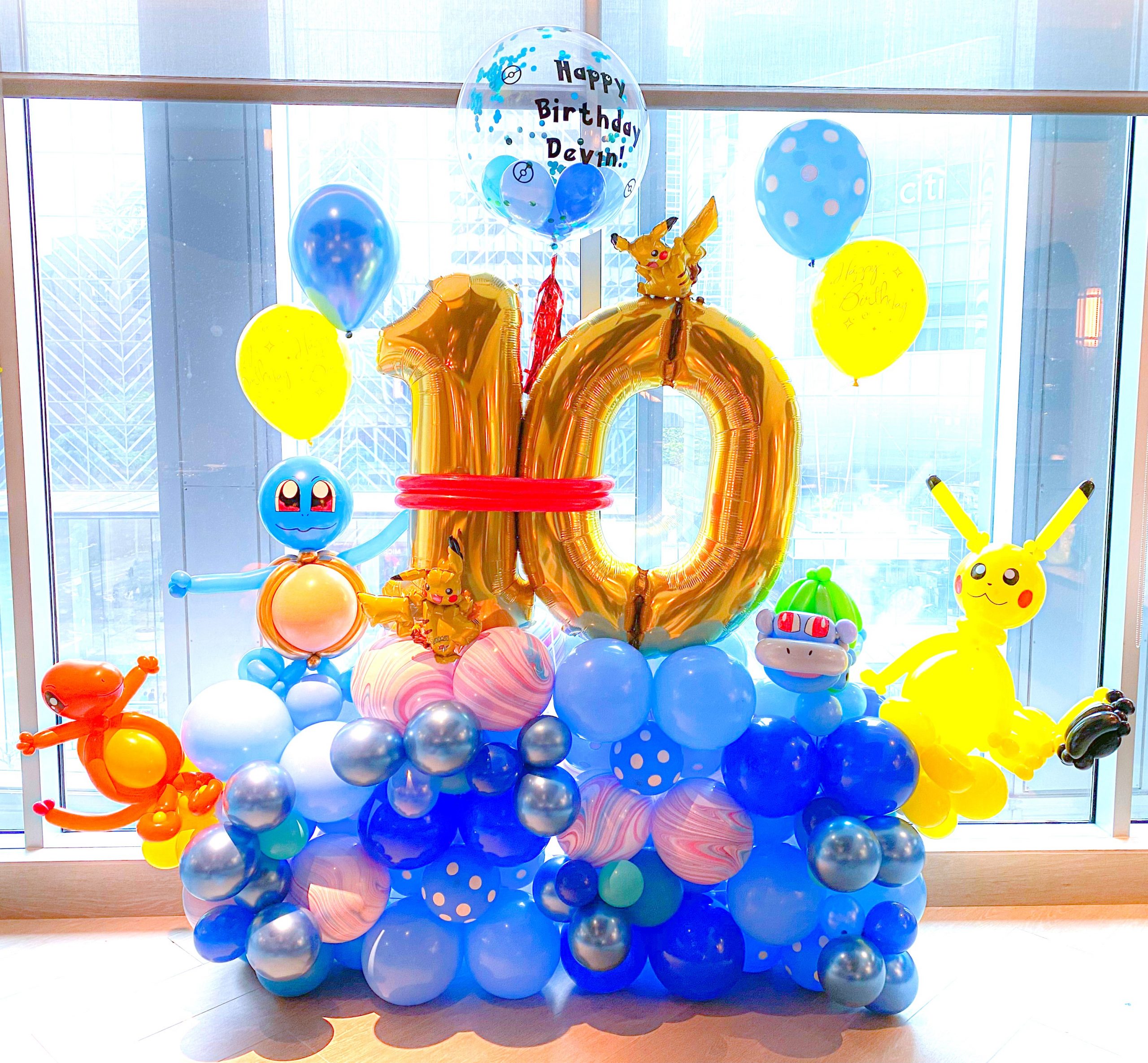 Pokemon Birthday Balloon Decoration